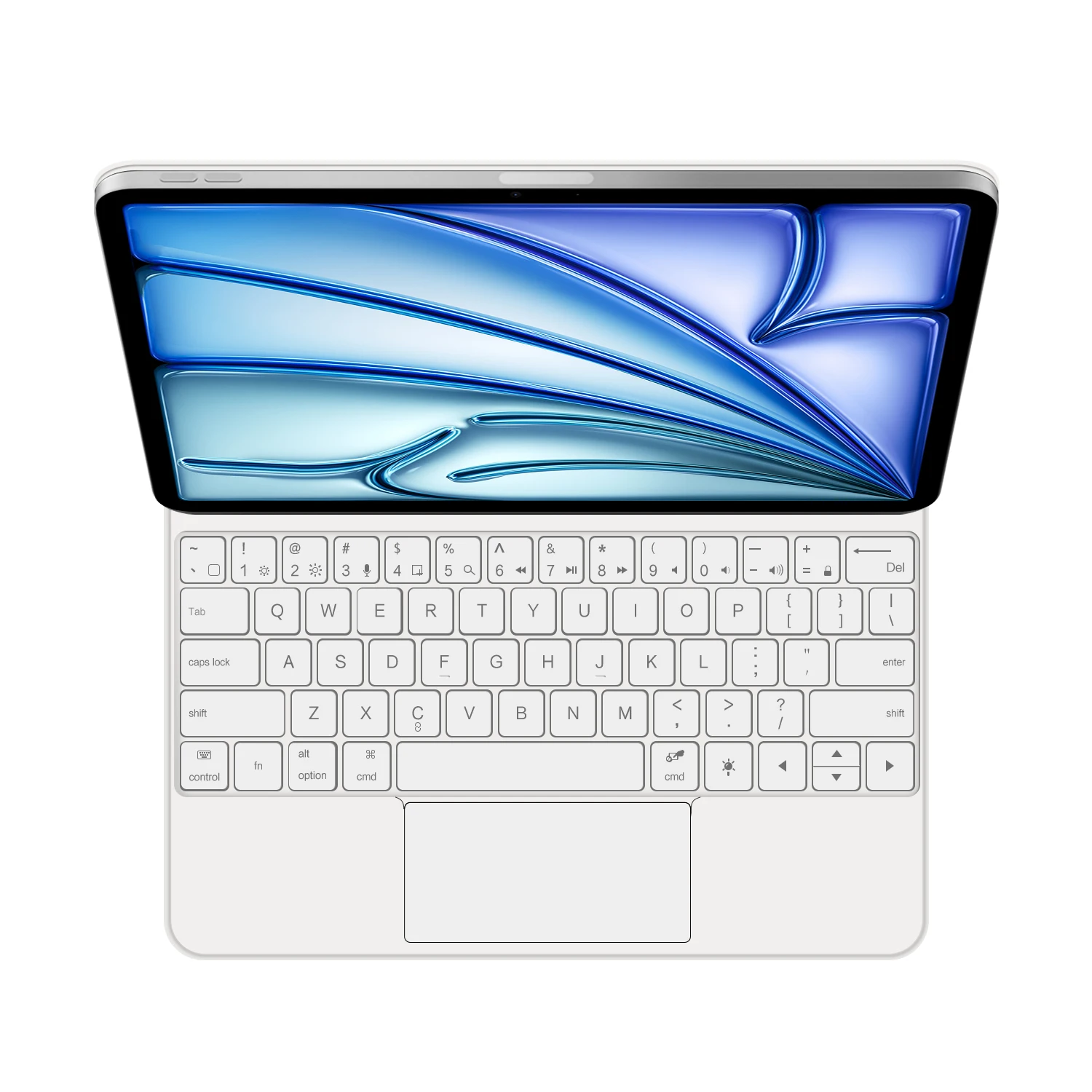 Magnetic Keyboard Case for iPad A16 11th/10th Air 11/13 Pro 11/12.9/13 M2/M3/M4/M5 Air 4th/5th 10.9' W/ Trackpad Magic Keyboard