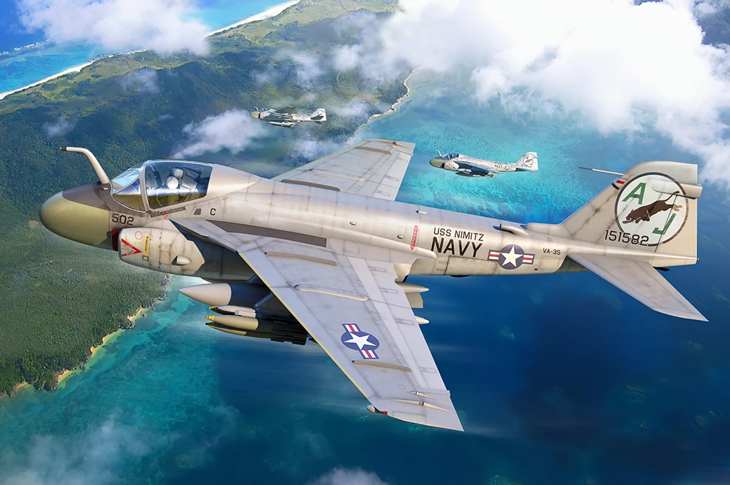 Trumpeter 01641 1/72 A-6E Intruder - Scale Model Kit