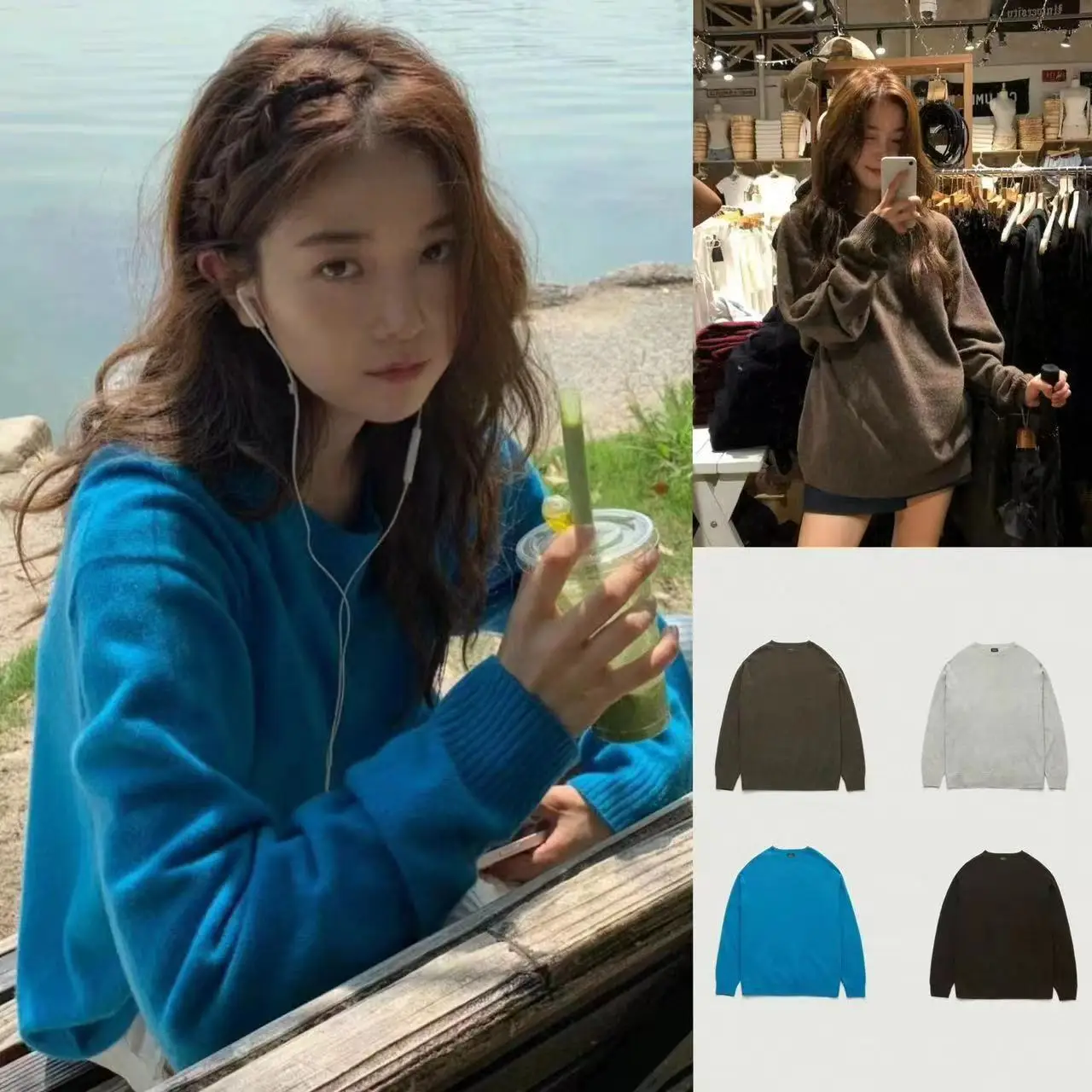 

Женский свитер TheBarnnet из чистой шерсти, однотонный, круглый вырез, длинный рукав, вязаный, базовый, для повседневной носки, осень 2025, модный