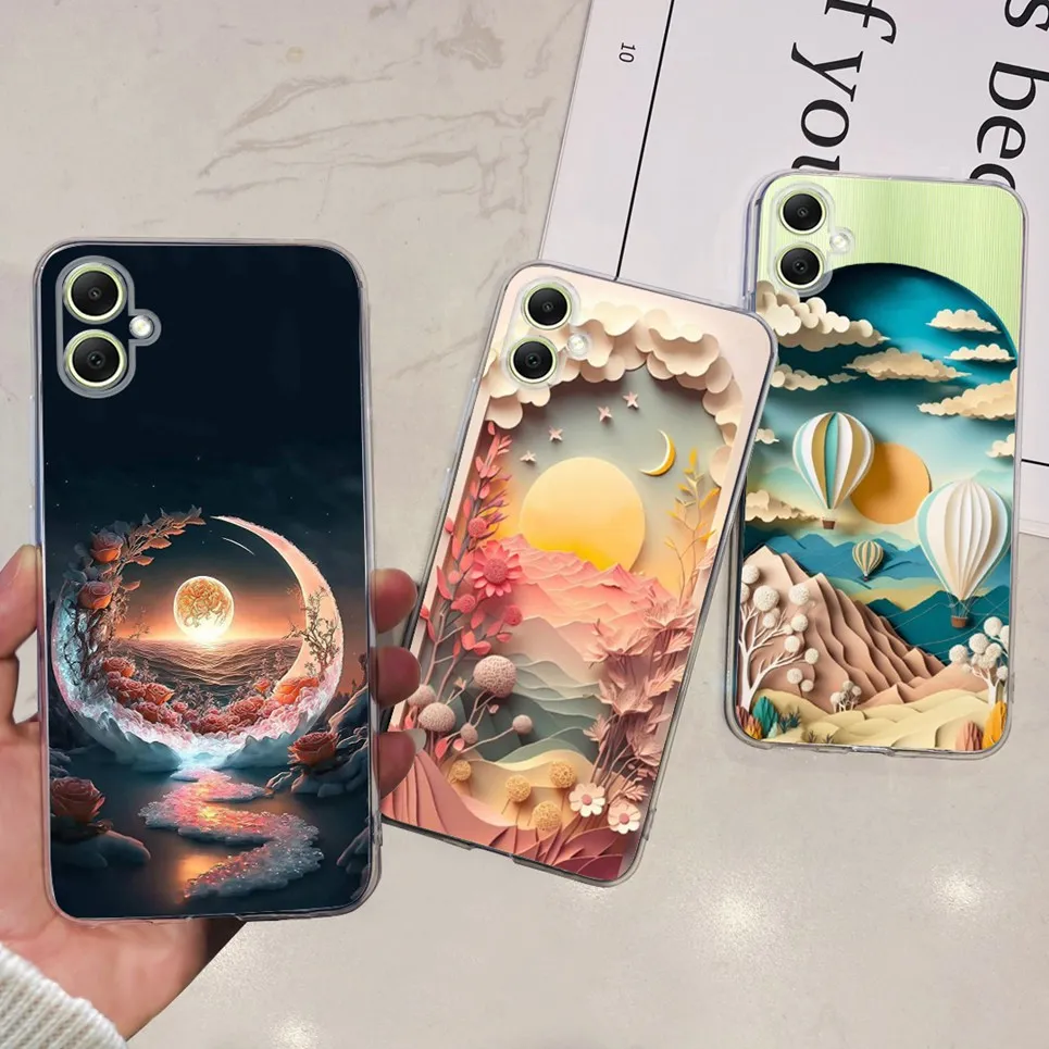 For Samsung Galaxy A05 A05s Case Samsung F14 4G M14 4G Back Cover Cartoon Dragon Cool Fashion Soft TPU Silicone Transparent Etui