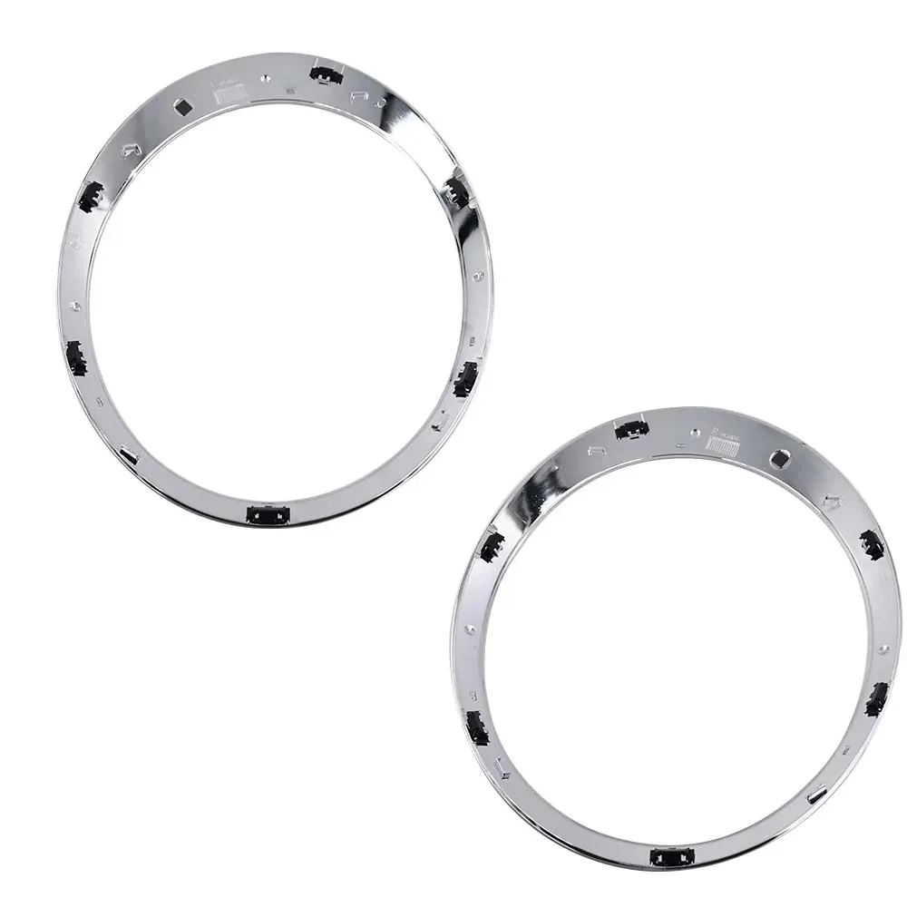 

2 piezas 51137149906 Anillo para faro de coche, cubierta envolvente embellecedora de bisel para BMW Mini Cooper R55 R56 2007-201