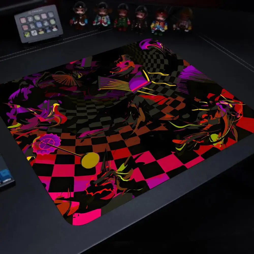 Vintage Abstract pattern Mouse Pad Desk Mat gaming mats rubber anti-slip Durable pc accessories Retro Aesthetic Art mouse pads