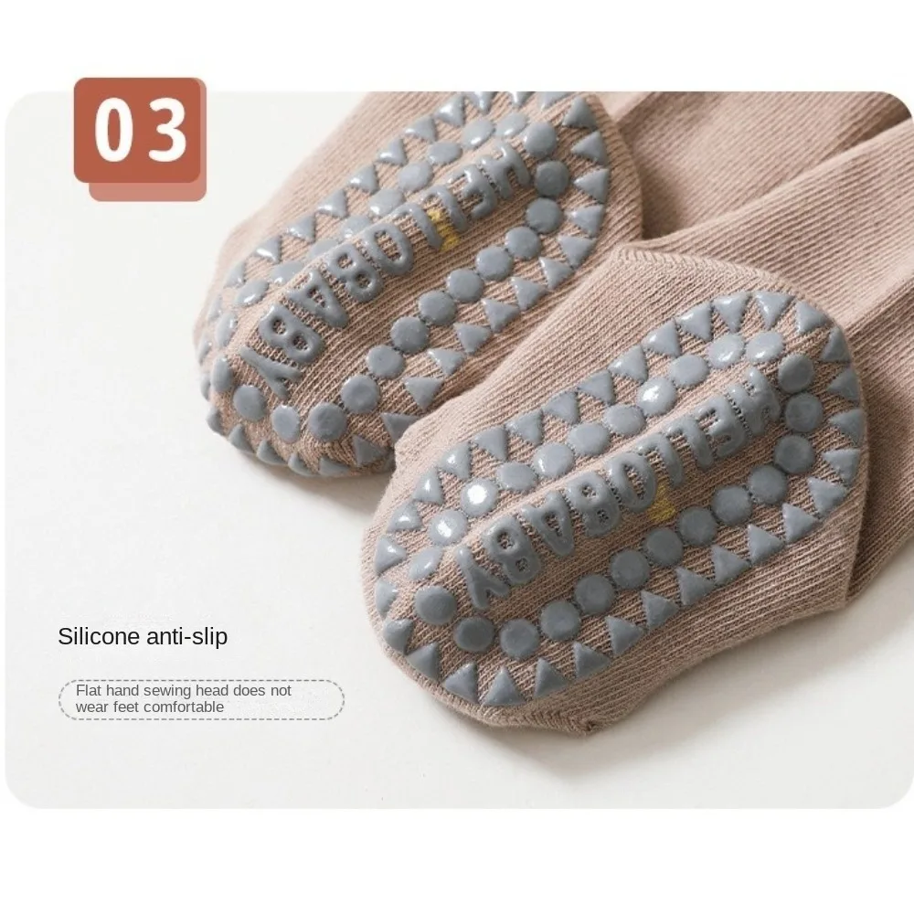 2 pairs Cartoon Animal Baby Knee Pads Socks Anti Slip Knee High Newborn Long Socks Cute Crawling Safety Floor Stockings