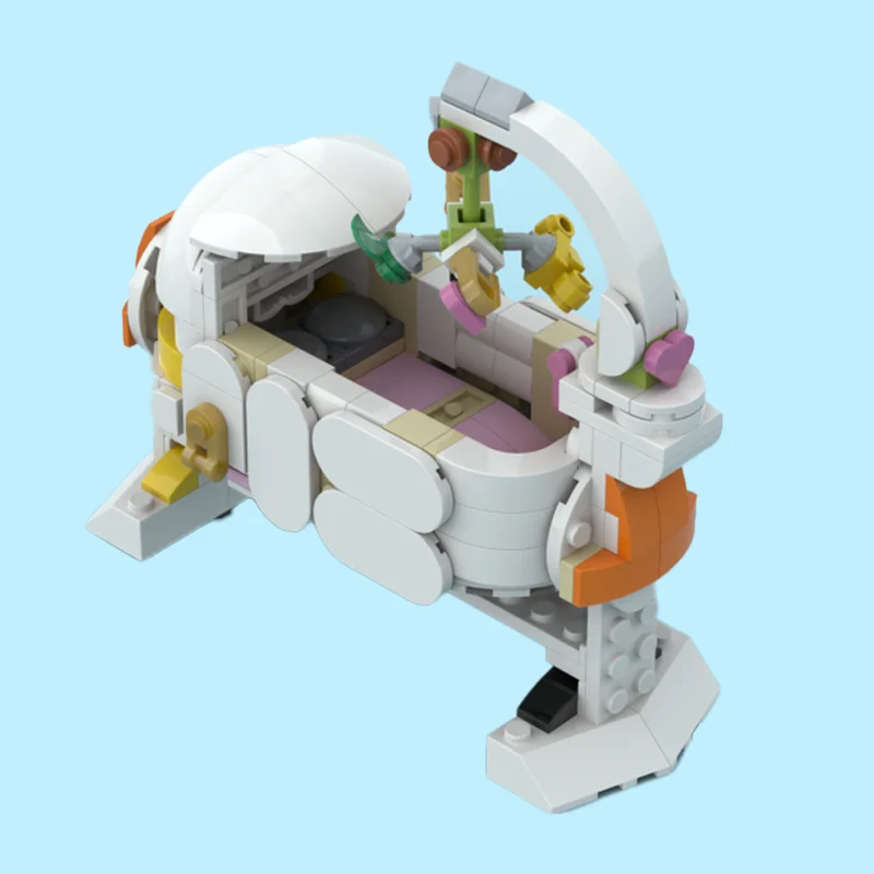 245 قطعة MOC الأثاث الإبداعي وحدات سوينغ سرير وكرسي نموذج العمارة بنة لتقوم بها بنفسك تجميع الأطفال لعبة الطوب هدية