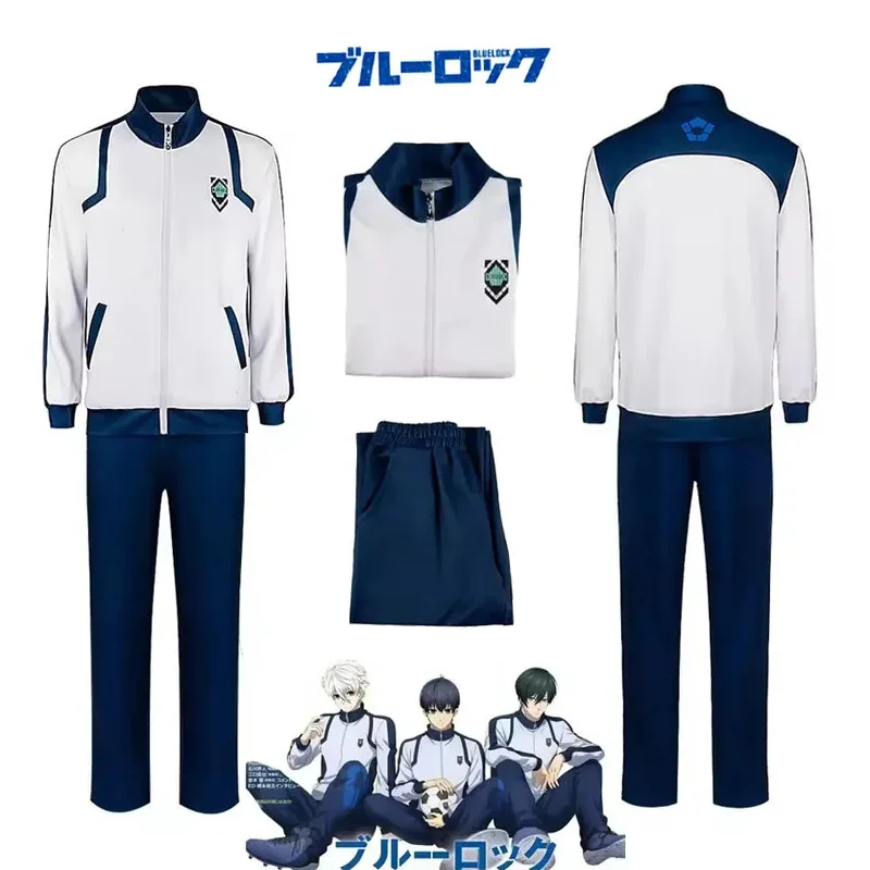 الأزرق قفل ريو ناجي باشيرا Isagi Chigiri تأثيري حلي البريدي ملابس رياضية رياضية البلوز هوديي هالوين كرنفال الملابس