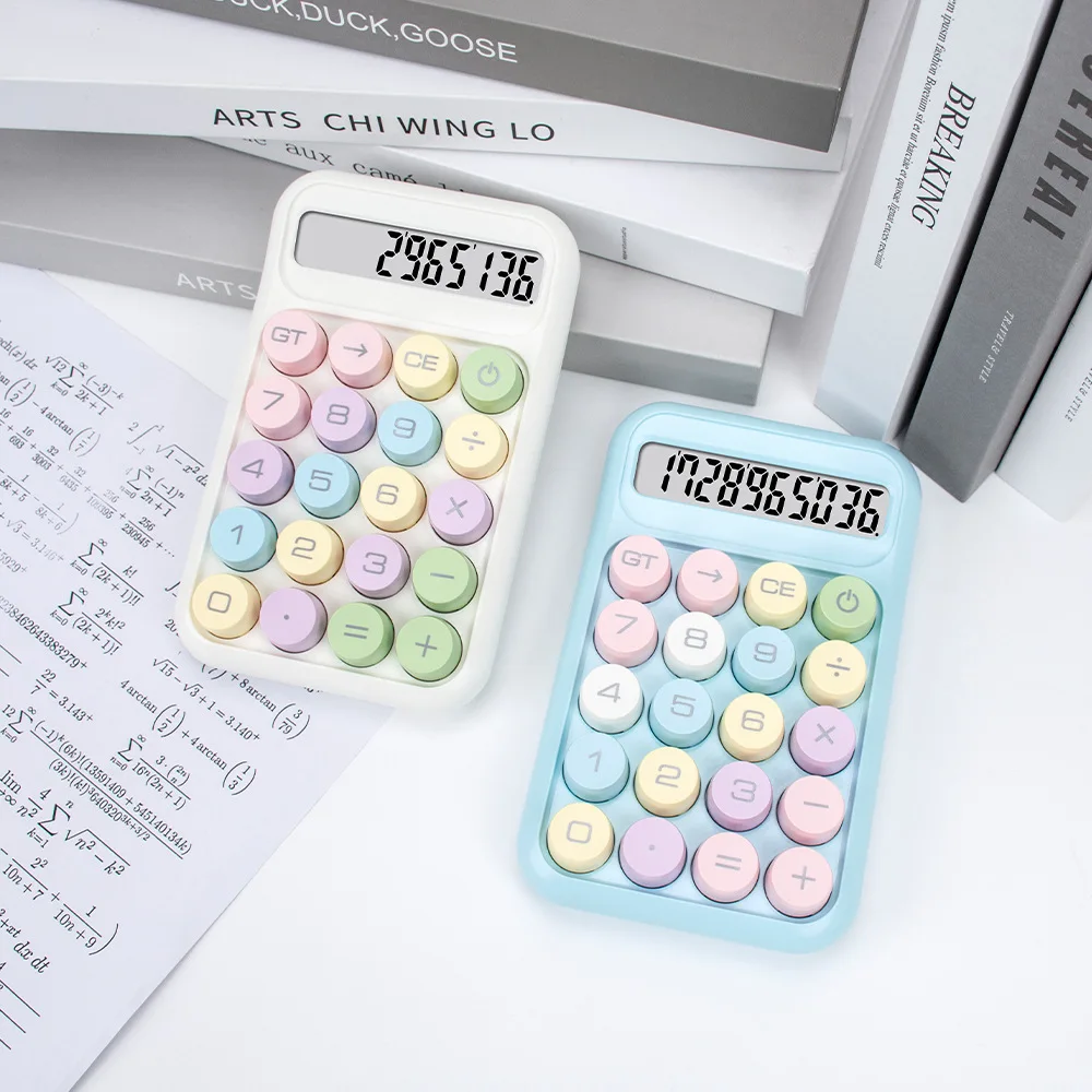 New-Style Dopamine Candy-Colored High-Aesthetic Calculator: Multi-Functional for College Students & Kids