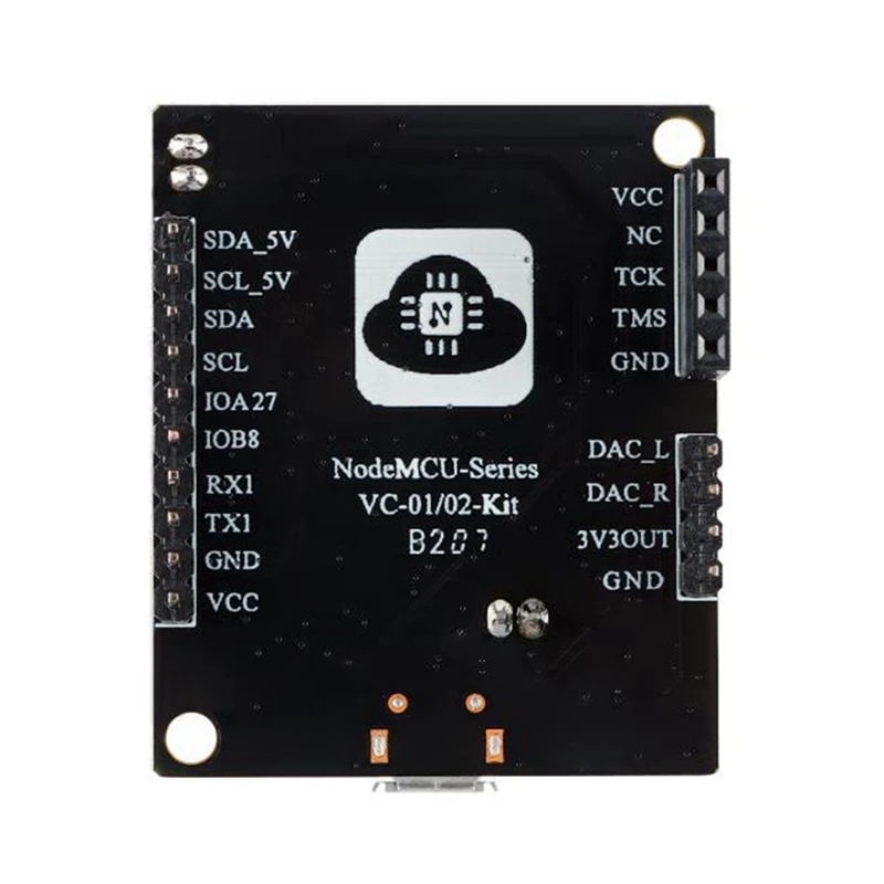 2Pcs VC-02-Kit AI Intelligent Pure Offline Voice Development Board VC02 Offline Recognition Speech Control Module