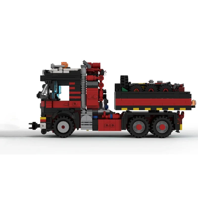 

HtMoc Tractor blocks truck bricks moc construction equipment construction vehicle truck transporter toy moc cars bricks