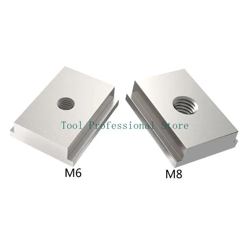 57qf 10pcs t-slot 8 t- 트랙 슬라이더 슬라이더 슬라이더 너트 목공 도구 나사 슬롯 알루미늄 T 슬롯 너트