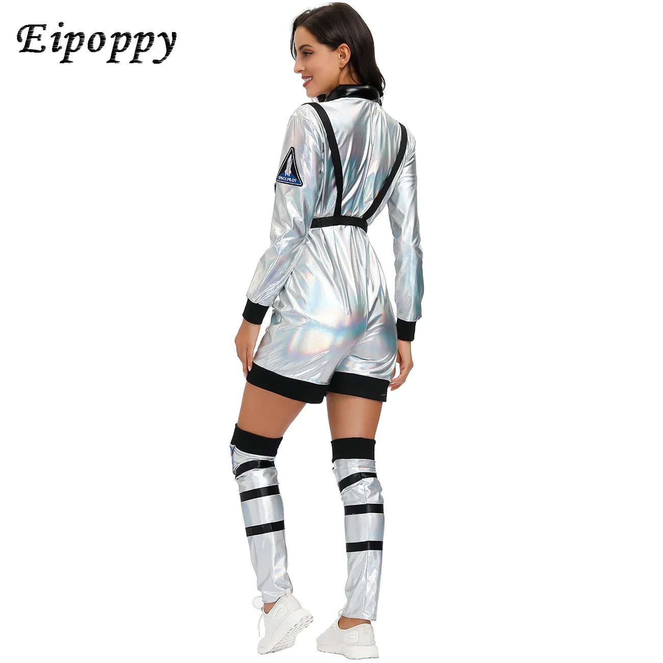 زي رائد فضاء هالوين للرجال والنساء ، بدلة فضاء الأرض تجول ، ملابس مسرح نسائية