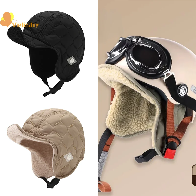 الشتاء الرجال النساء الصياد طيار جندي إيرفلاب دافئ مقاوم للماء تزلج أسفل قبعة منفذها غطاء الأذن حماة القبعات عكسها يمكن ارتداؤها #2