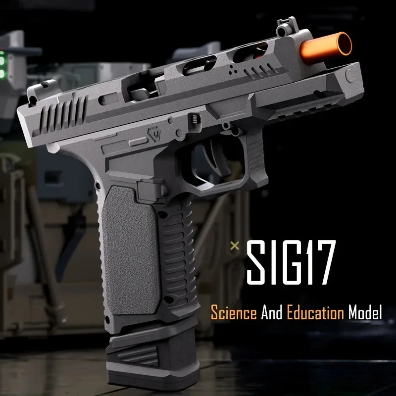 SIG17 pistola de balas blandas con soplete, carcasa de disparo continuo, juego de disparos para deportes al aire libre