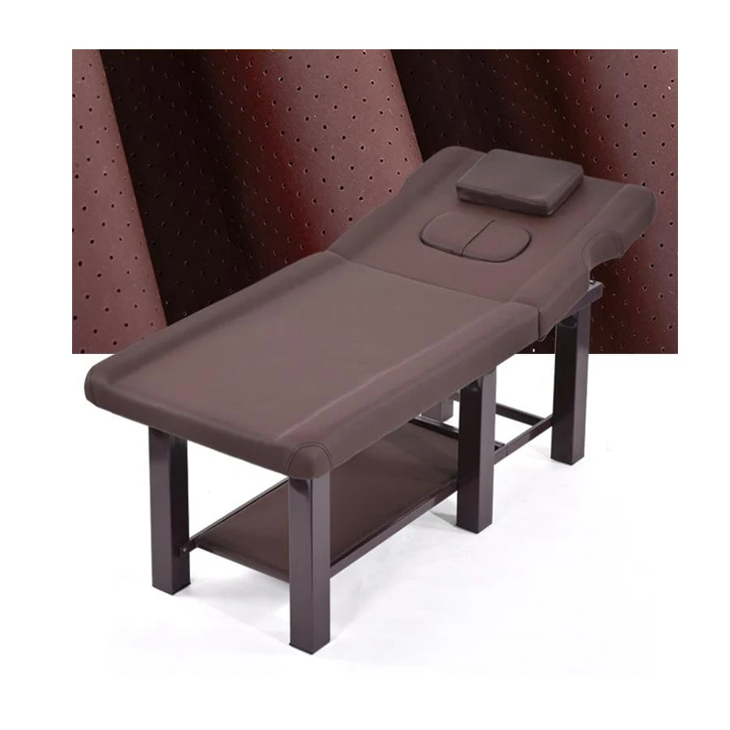 professional massage table memory foam facial massage bed brown beauty   Beauty Salon