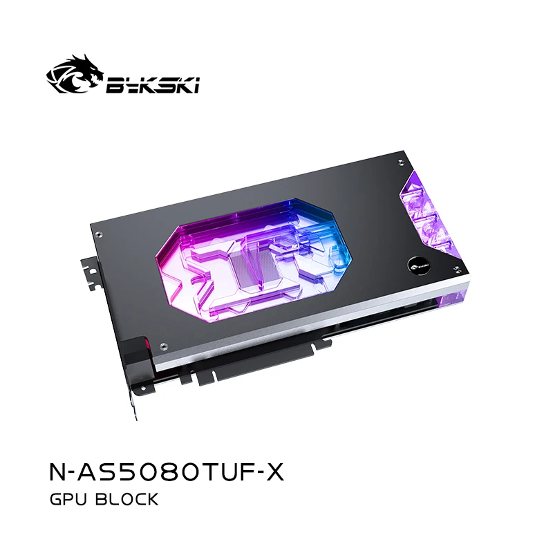 Bykski GPU Water Block for ASUS TUF RTX 5080 / 5070TI O16G GAMING Video Card PC Cooling Copper Metal Radiator N-AS5080TUF-X
