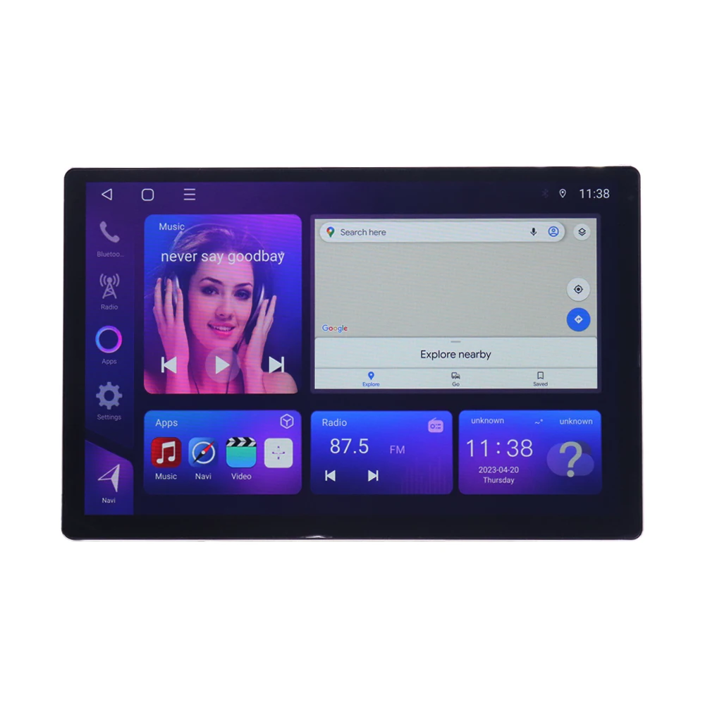 2 Din Android 11 Car Radio Autoradio 13.1 Inch Universal WIFI GPS Audio Multimedia Player For Nissan Toyota Kia Honda