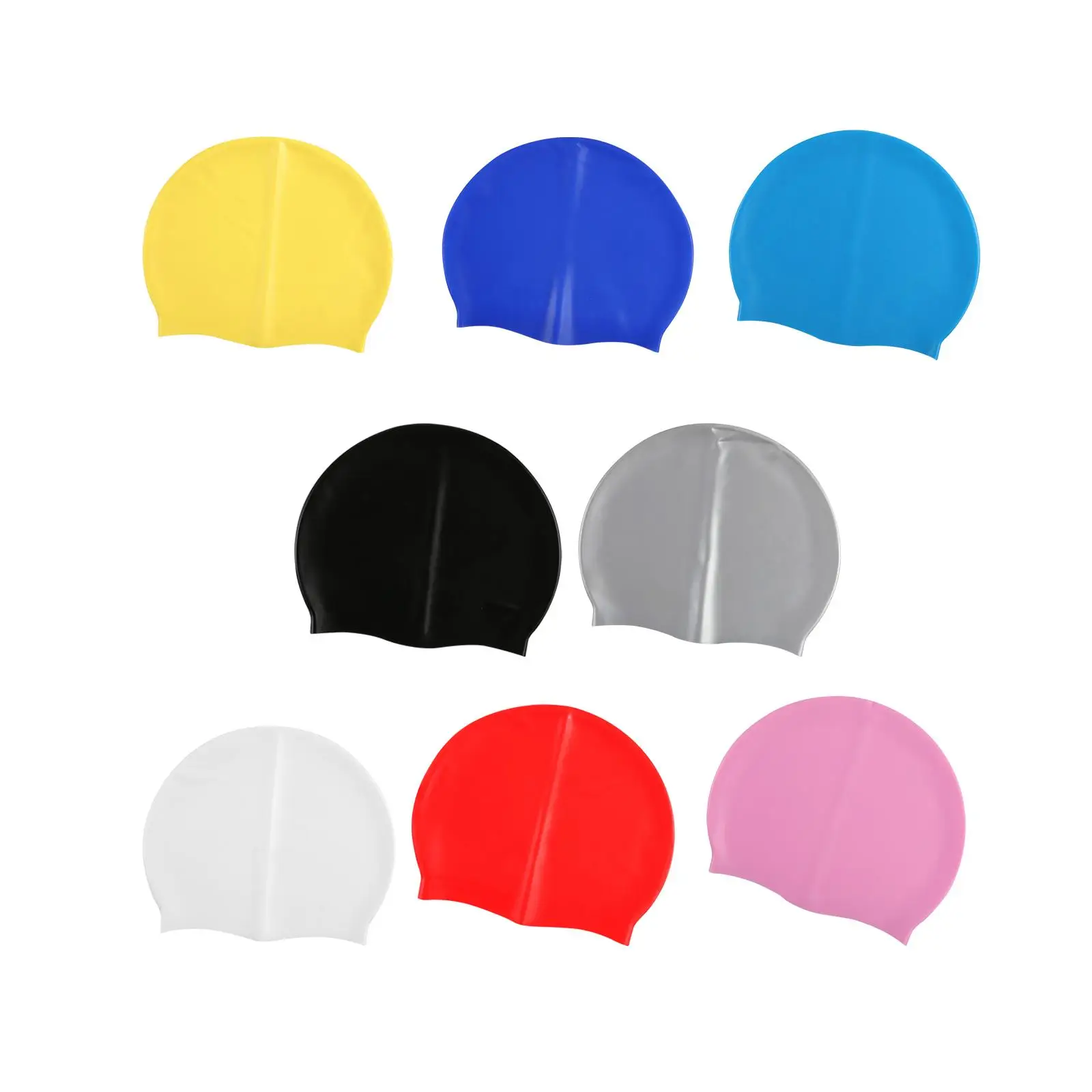 Swimming Cap Silicone Swim Cap Comfortable Nonslip Summer Headgear Beach Keep