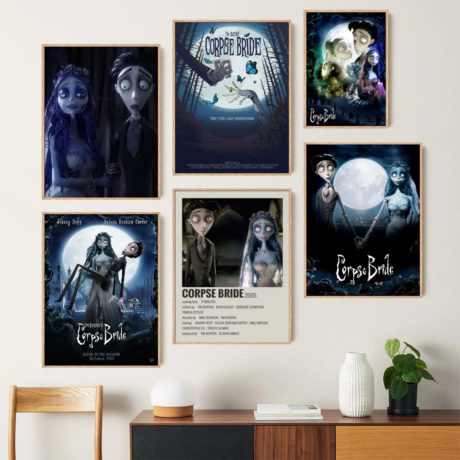 Corpse Bride Canvas Art โปสเตอร์และ Wall Art, พิมพ์ภาพ, ครอบครัวสมัยใหม่, ตกแต่งห้องนอน, โปสเตอร์