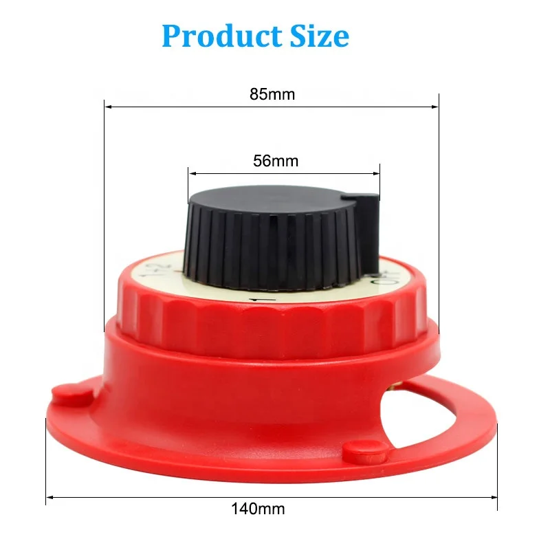 Battery Disconnect Switch 12V Battery Selector Switch Waterproof Marine Battery Master Switch Isolator for Boat Car RV ATV