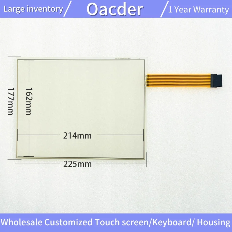 P/n: digitalizador de cristal para Panel de pantalla táctil, código de lote: LB08080085-01, para p/n: PH41180581 Rev.A Lot: LB08080085-01