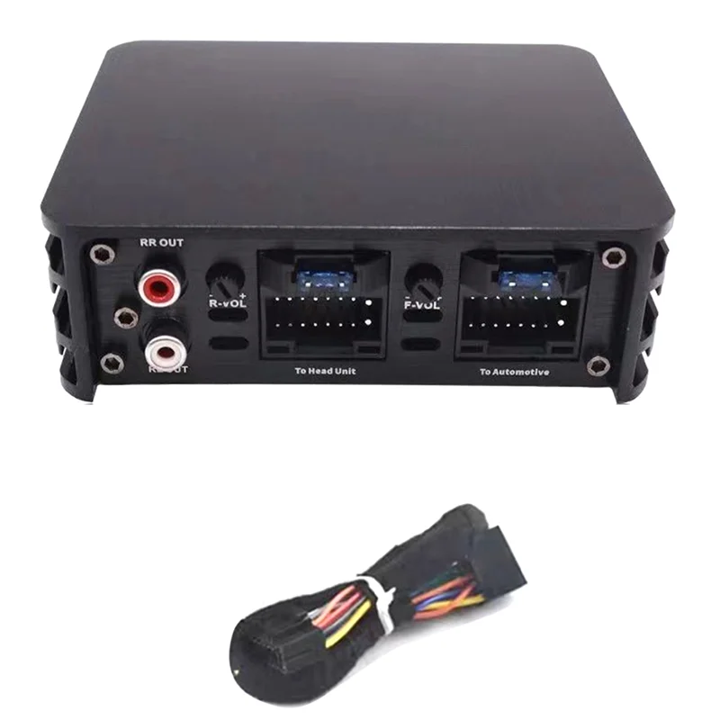 For Car Android Radios Professional DSP Amplifier Audio Stereo 4X80W High Fidelity Power 4-Way