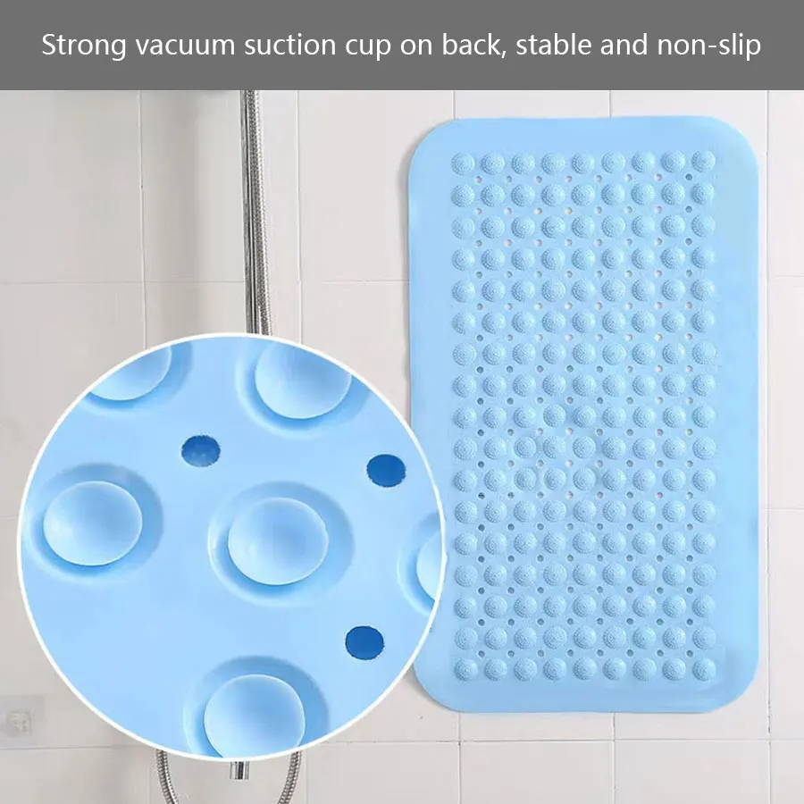 Non-slip mat for bathroom PVC floor mat massage home hotel bathtub mat shower room toilet mat