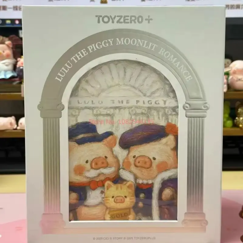 本物のルル豚月光ロマンスシリーズハンギングカードアニメアクションフィギュアトレンディなおもちゃかわいい漫画デスク装飾品大人のギフト