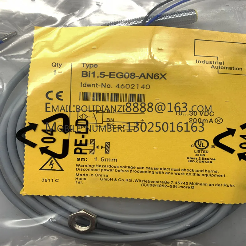 

New proximity switch sensorBI1.5-EG08-AP6X BI1.5-EG08-AN6X BI1.5U-EG08-AP6X