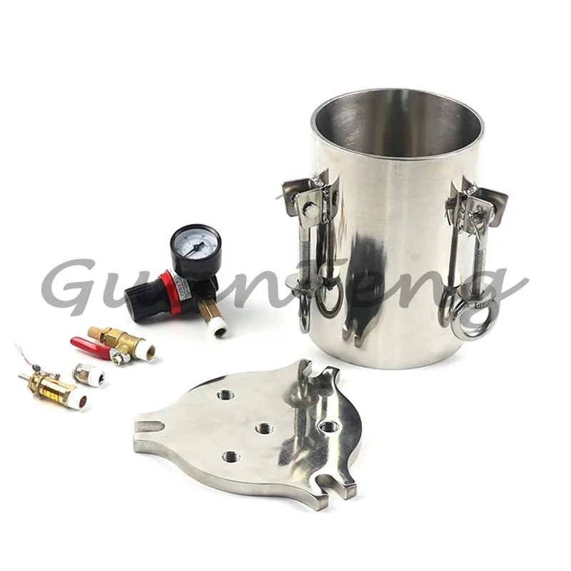 Stainless Steel Barrel Dispensing Machine Tank Carbon Steel Pressure Barrel Dispensing Storage Barrel 0.5L