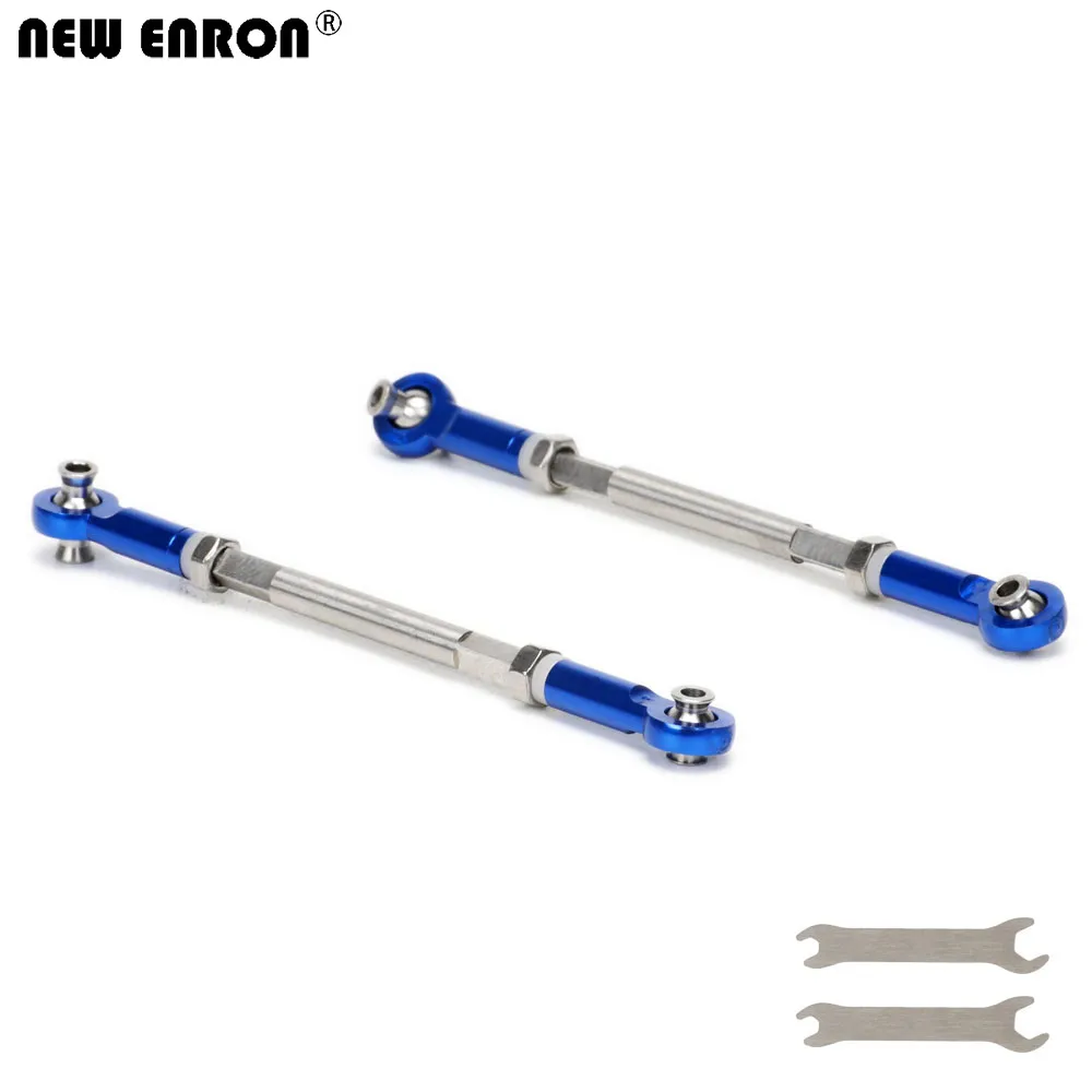 NEW ENRON 2Pcs 110MM Stainless Steel Adjustable Front Toe Links 8547 FOR Traxxas Unlimited Desert Racer UDR 85076-4 85086-4