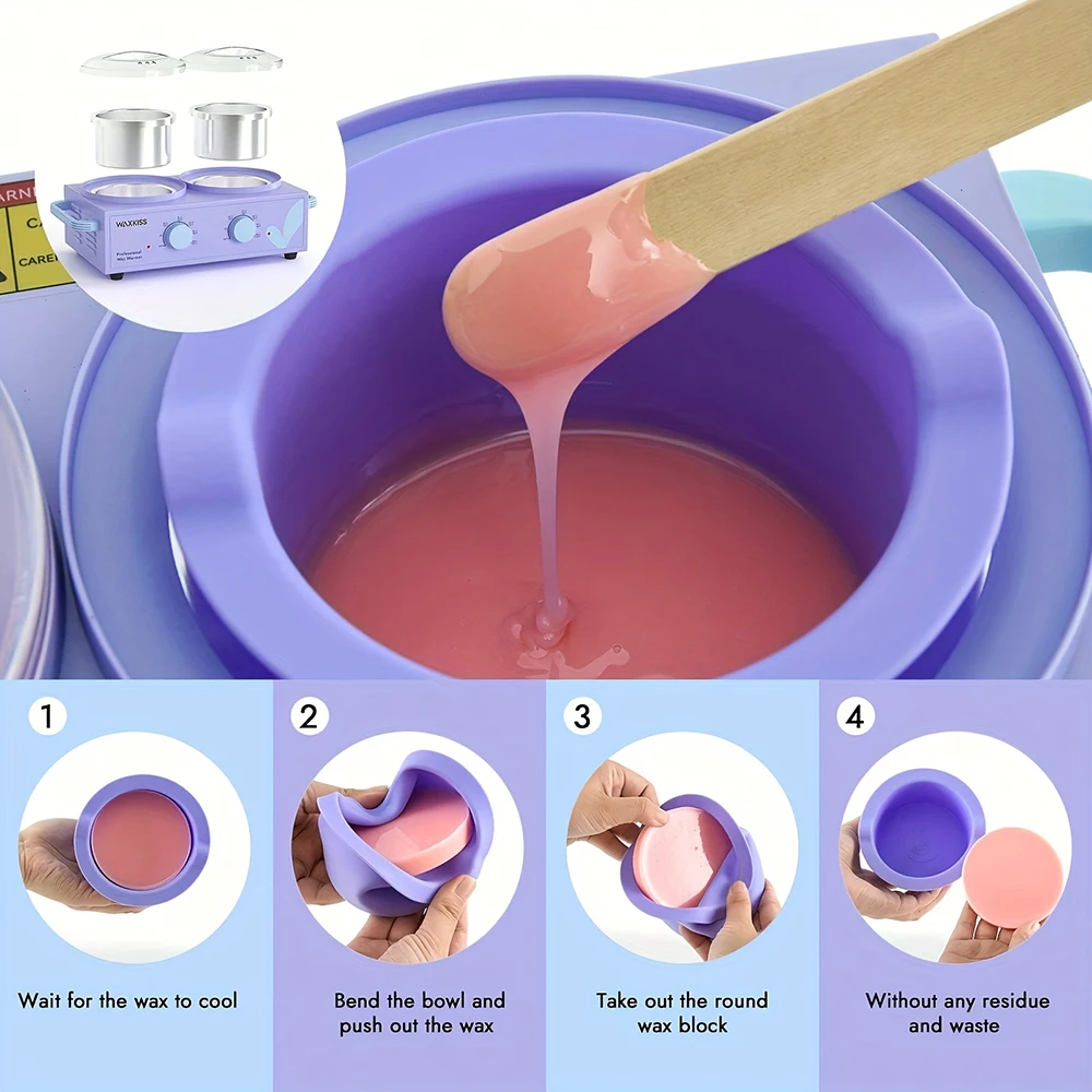 

Women'S Silicone Hair Removal Accessory Set Alcohol Free Ideal for Face and Body for a Clean and Easy Hair Removal Accessories