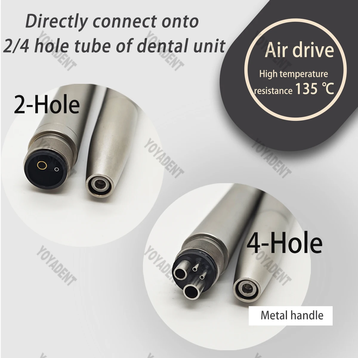 

Dental Air Scaler Endodontics Handpiece 2/4 Holes With 5 Tips Endo Activator Root Canal Irrigator Dentistry Accessories
