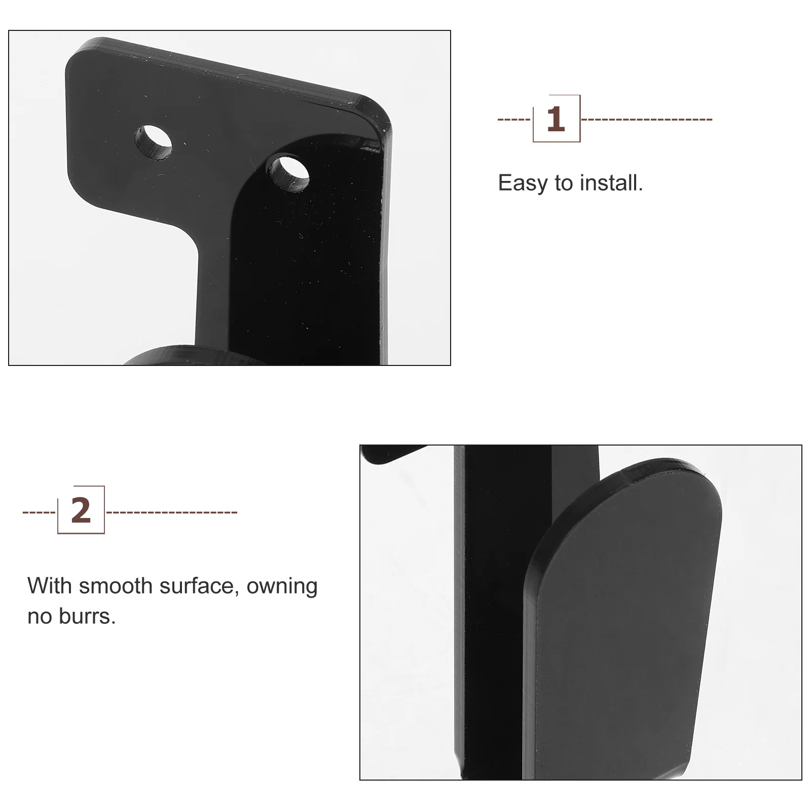 1 زوج قبعة بيسبول جدار تخزين الرف الاكريليك دائم قبعة المنظم قبعة عرض حامل قبعة بيسبول حامل الحائط