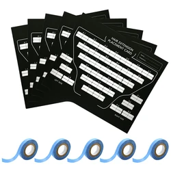 ARLANY Tape in Hair Extension Tool Kit carta di carta estensione dei capelli scheda di posizionamento 3yard Roll nastri di ricambio a doppia faccia