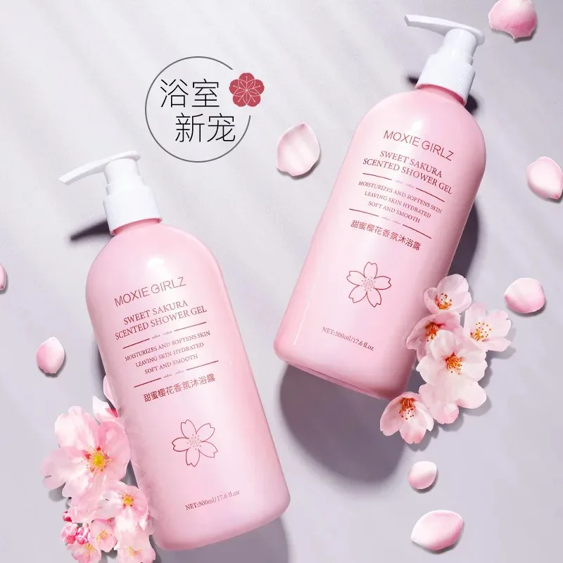 

Cherry Blossom Body Wash Hydrating Moisturising Nourishing Rejuvenating Fragrant Body Wash Exfoliating Lubricant Beauty Care