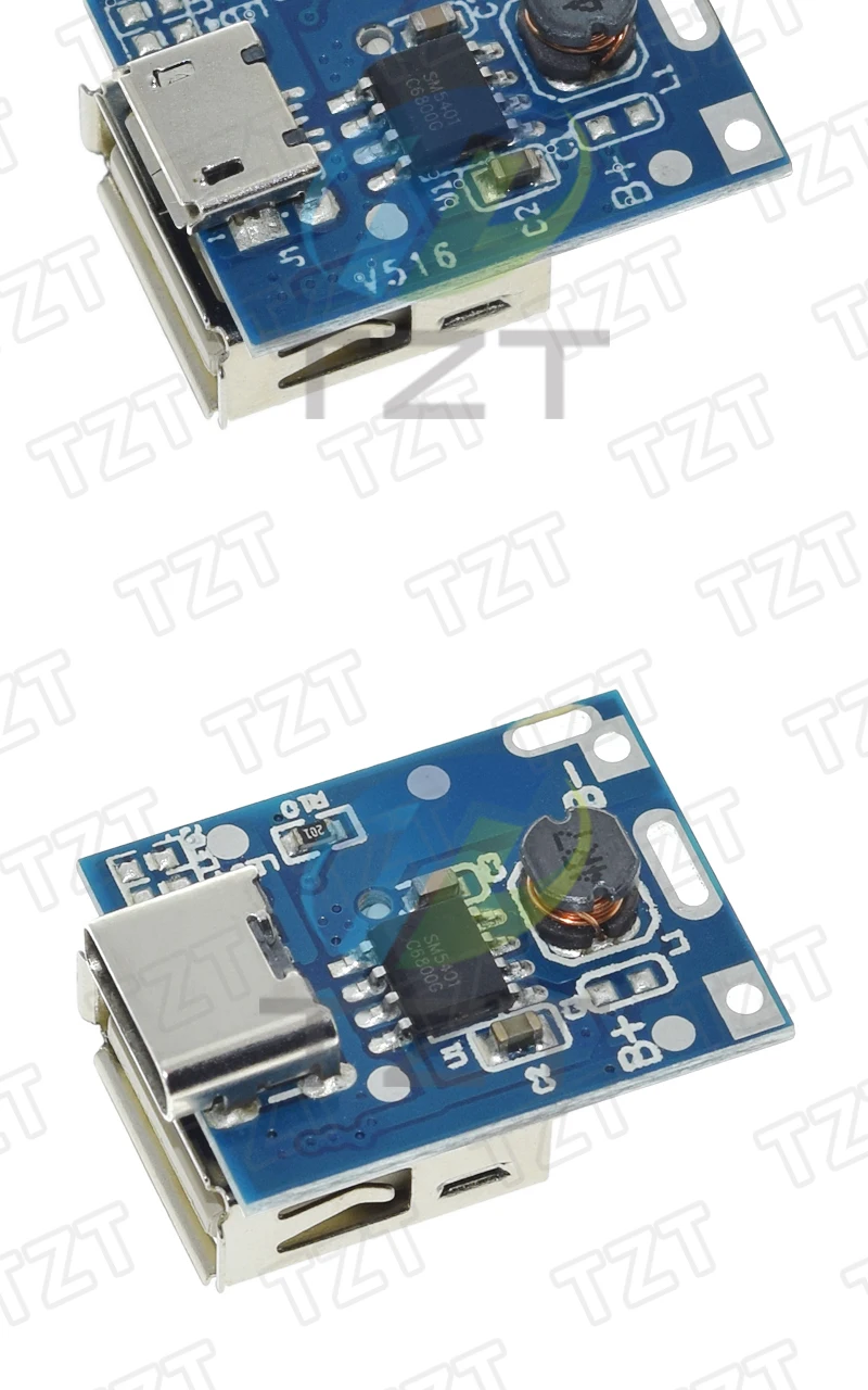 TZT 5V Boost Converter Step-Up Power Modul Lithium-Batterie Lade Schutz Bord Led-anzeige USB Für DIY Ladegerät 134N3P – Detail 7