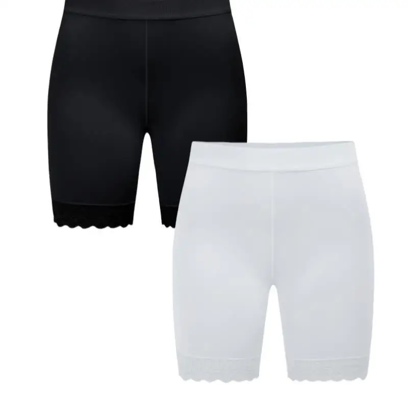 High Waist Breathable Women's Lace Trim Underwear Set of 2 Comfortable Underpants Faionable Ensemble for Middle-Aged Women