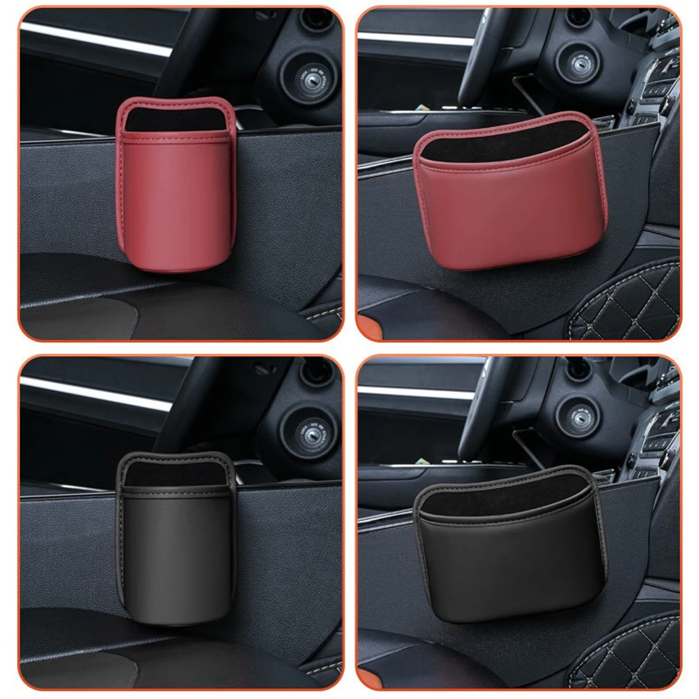 Car Trash Bin Hanging Garbage Dust Case Storage Box Car Door Cup Holder for BYD Atto 3 Seal Seagull SHARK Dolphin Song Yuan view 3