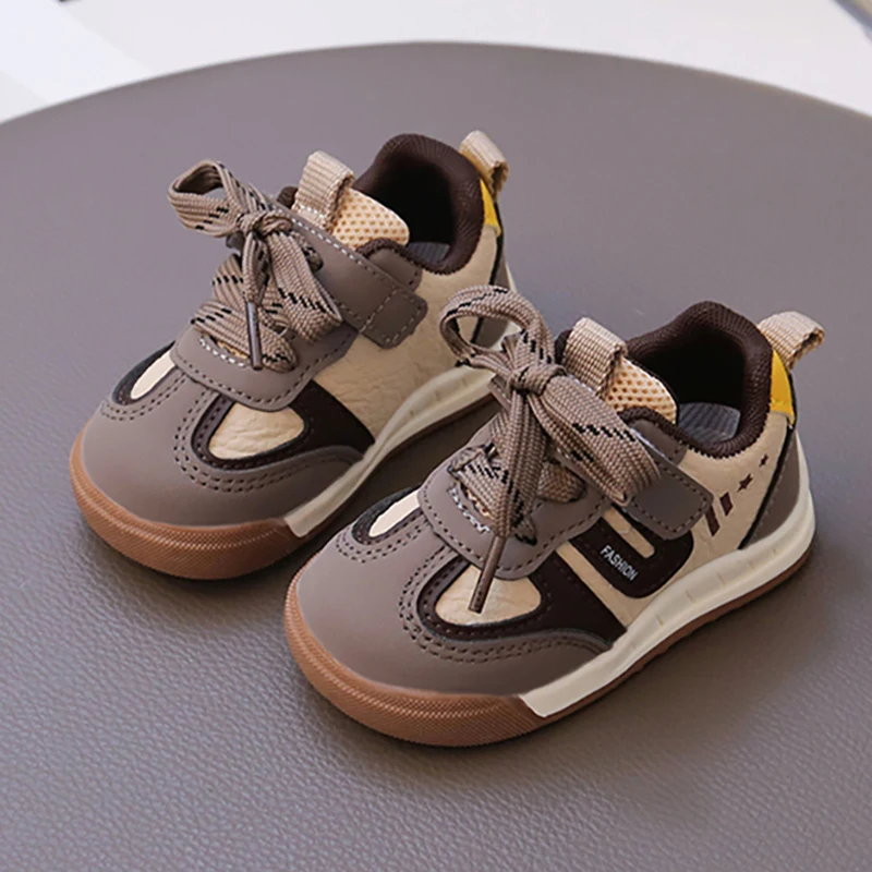 

Удобная новая модная спортивная обувь, детская трендовая модная детская дышащая обувь, крутые нескользящие детские кроссовки на мягкой подошве