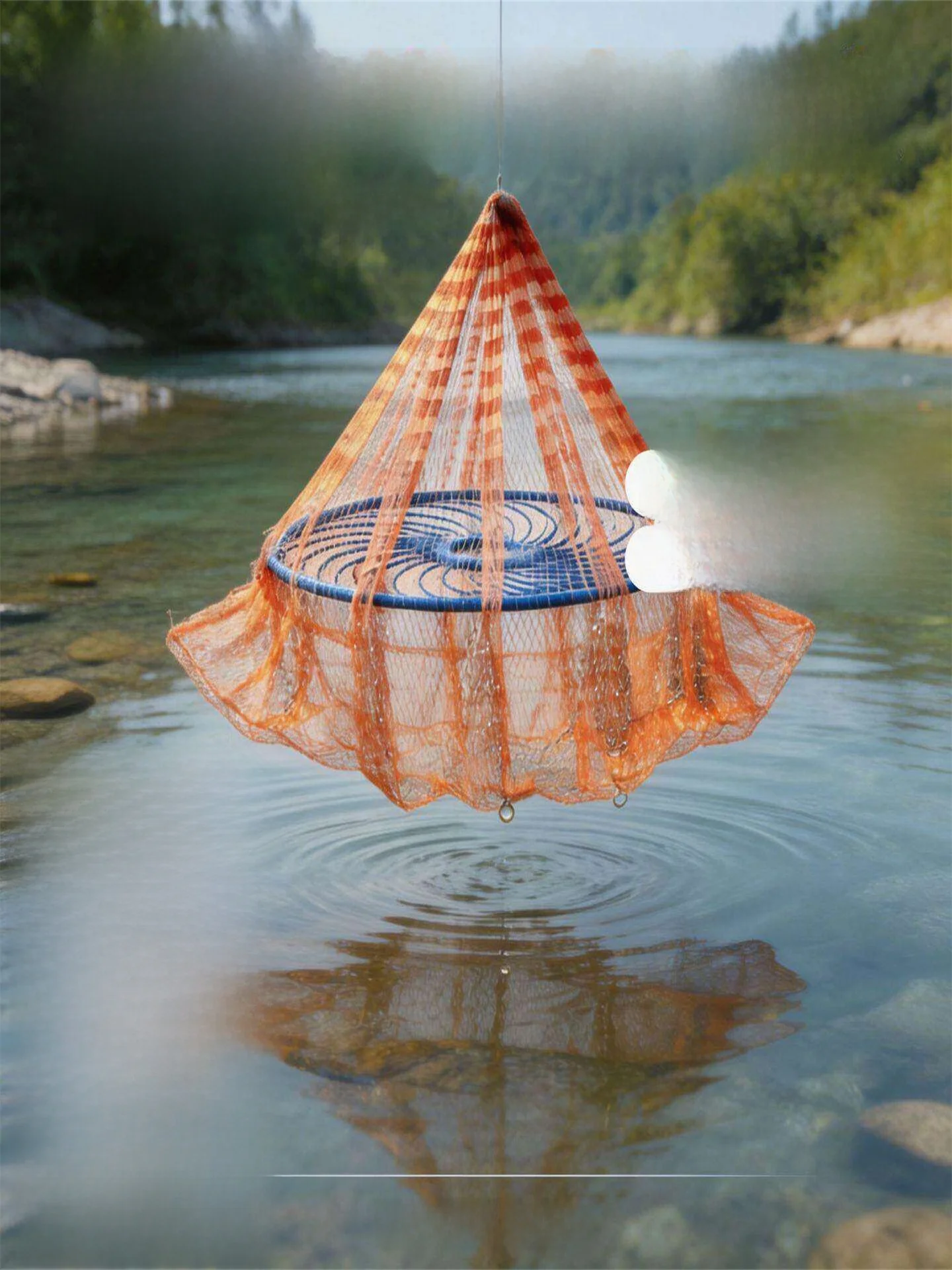 red-de-pesca-con-posicionamiento-automatico-y-cadena-de-hierro-resistente-sin-fugas-de-peces-para-agua-clara-y-sucia-forma-de-disco-universal