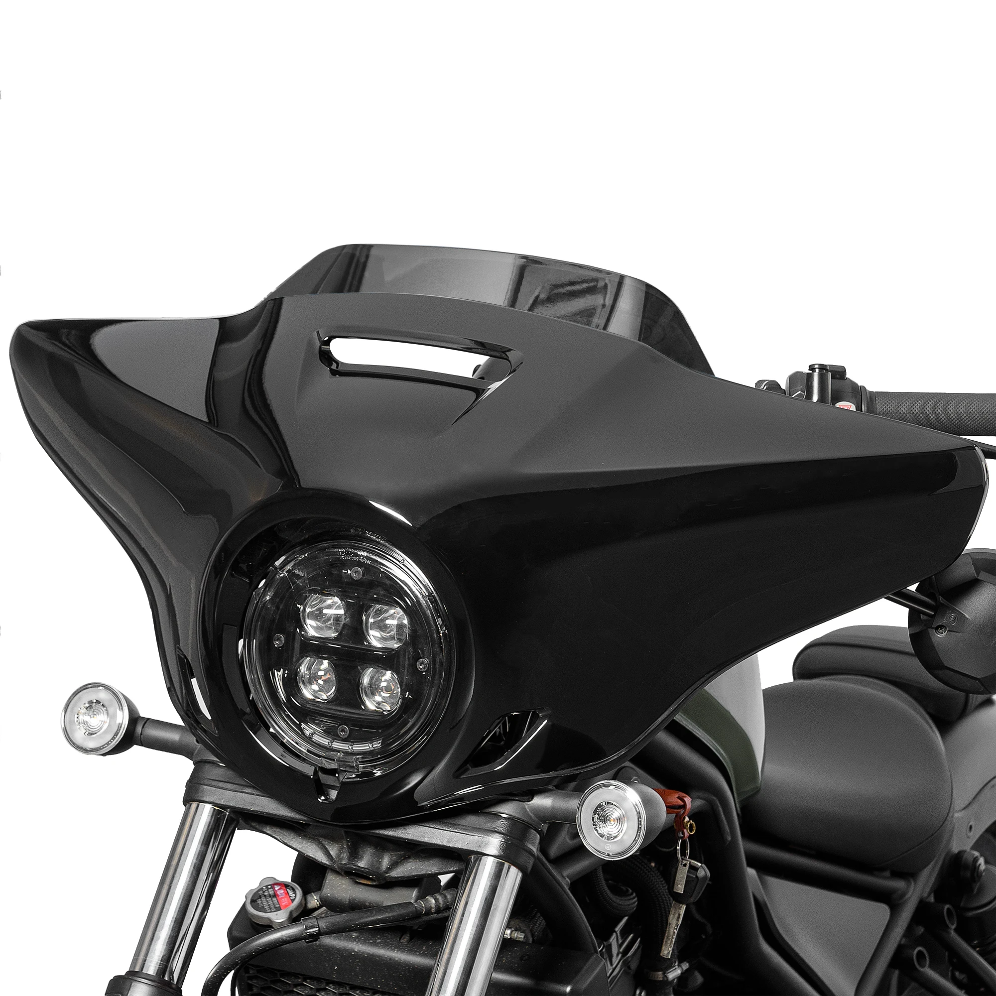 

Обтекатель передней фары мотоцикла с ветрозащитным экраном для Honda CM300 CM500 2021-2024, крышка фары, аксессуары для мотоциклов