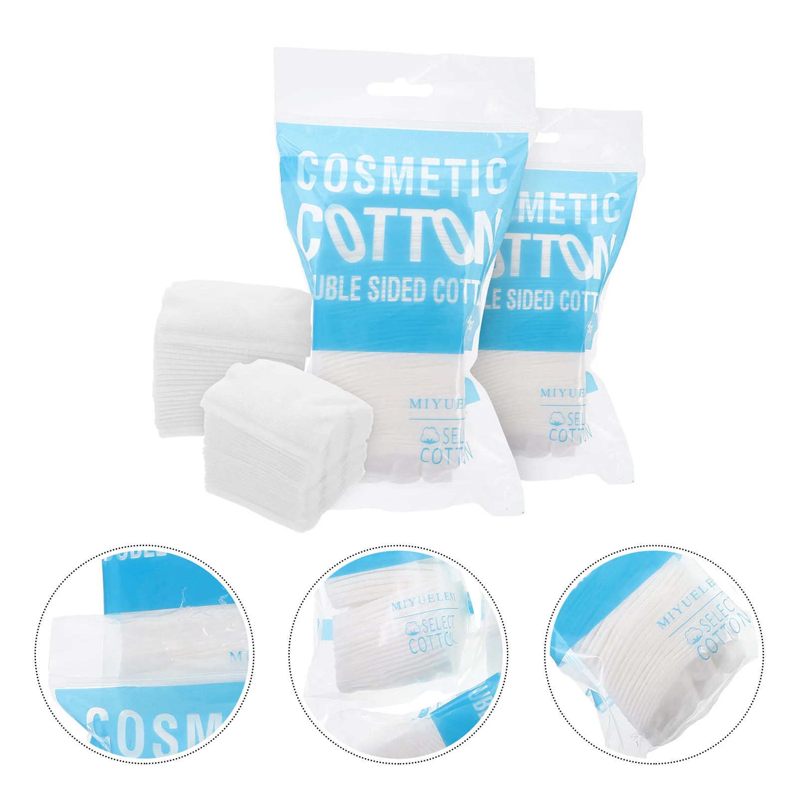 200개입 얼굴용 화장솜 메이크업 리무버 부드러운 화장솜 피부 관리 메이크업 용품 클리너