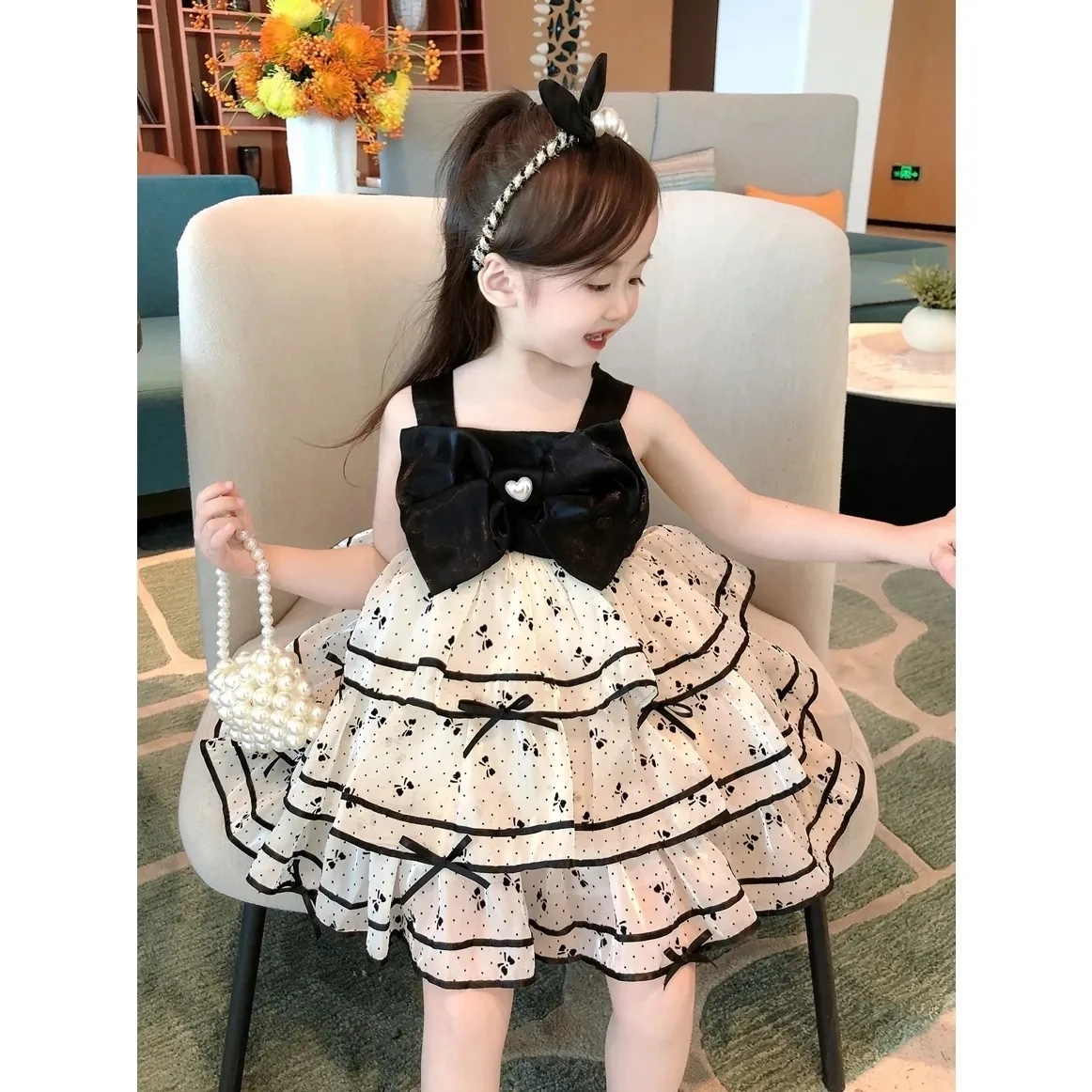 2-6Years Toddler Baby Summer Strap Dresses for Girls Cute tutu Princess Dress Children Clothing Infant Outfits Dress 3 4 5 6