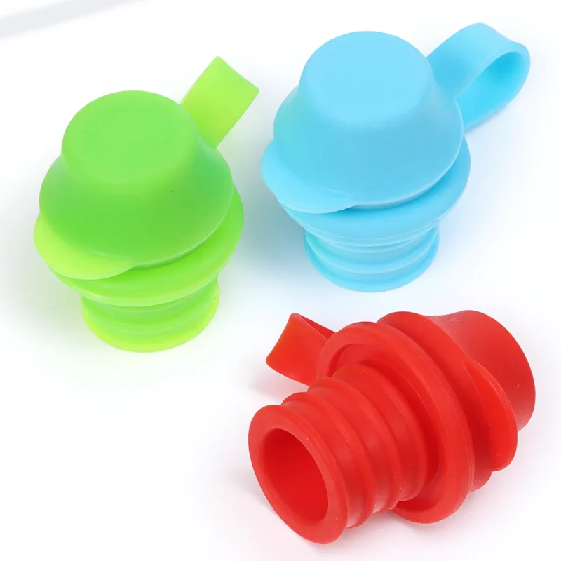 

3 шт., силиконовые крышки для бутылок с защитой от проливания крышек для воды для малышей, многоразовые крышки для бутылок, детские крышки для бутылок с водой, прочные