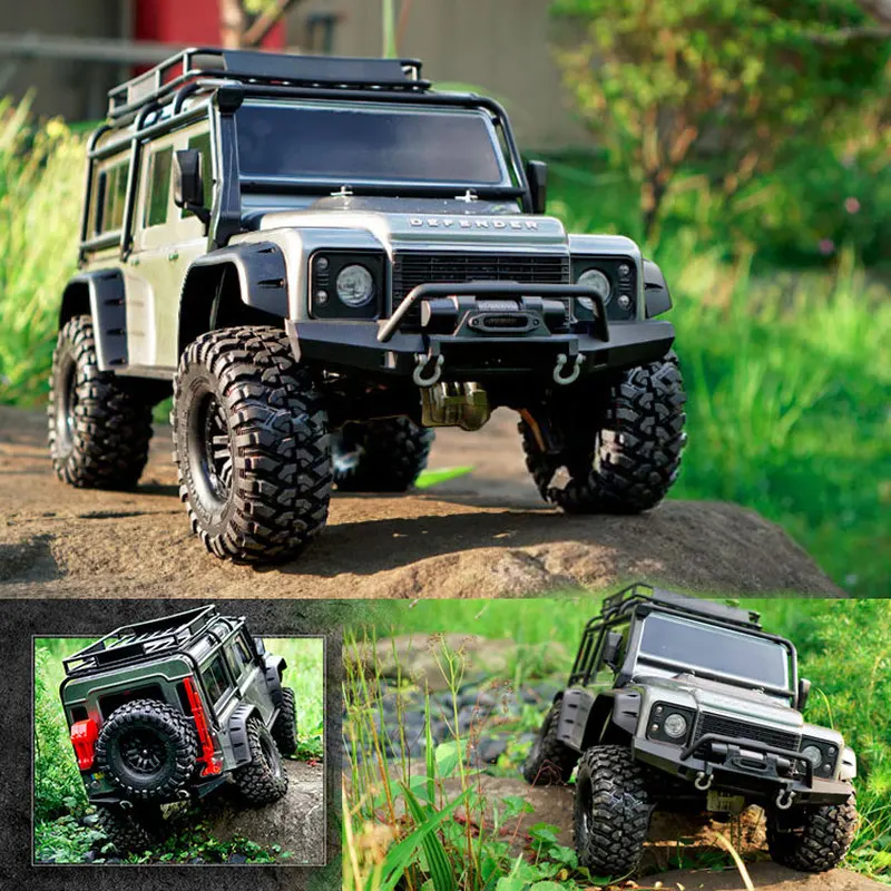 

82256-4 Retro Off-Road RC Climbing Car 4WD LED Lighting System 2.4GHz Electric Remote Control Truck