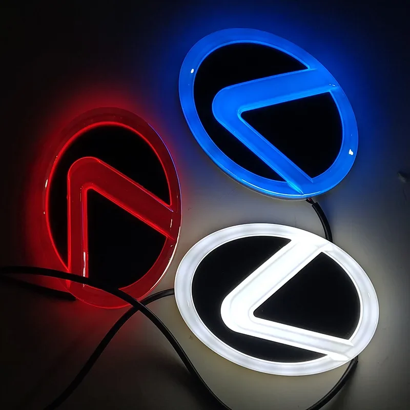 For Lexus  car logo LED light 4D illuminated rear tail car logo lightGS300 ES300 ES240 DS350LS270 RX450h CT200h EX250