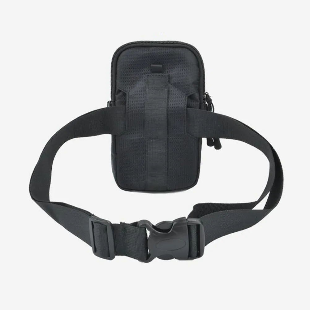 1 pc Mobile Phone Waist Pack For Men Quick-Dry Breathable Nylon Training Belt Adjustable No-Hole Removable Buckle Outdoor