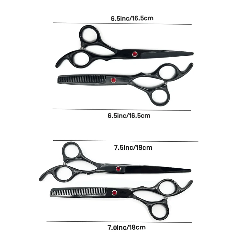 Professional hairdressing Scissors Set, Hair Cutting Thinning Shears With Hair Styling Accessories For Household Salon Barber