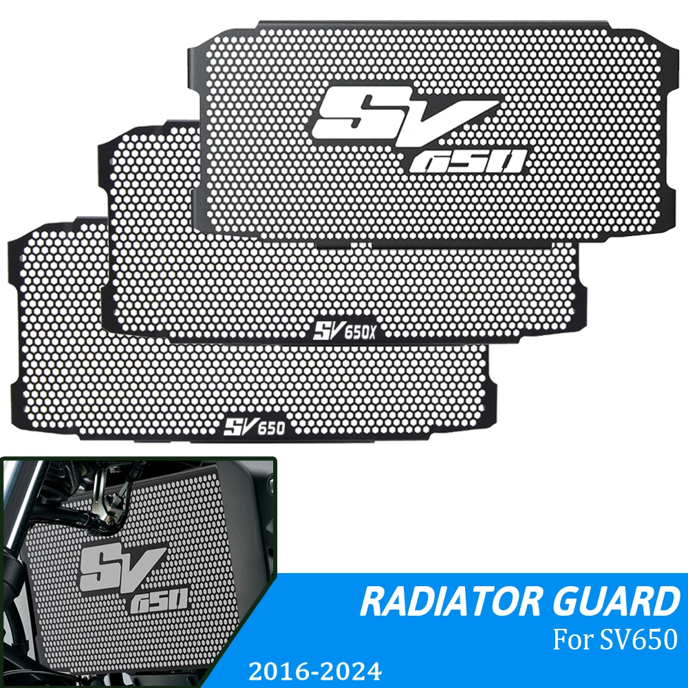 For Suzuki SV650X SV650 SV 650 X 650X  2016-2020 2021 2022 2023 2024 2025 2026 Motorcycle Radiator Grille Guard Cover Protector