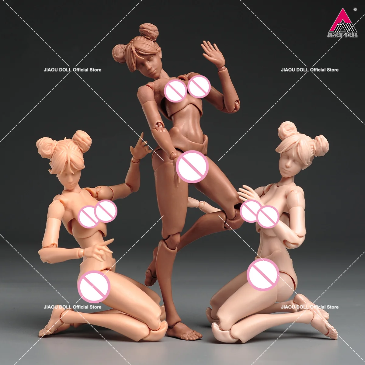 

1/12 Scale Super Flexible Girl Joint Body 15.8cm Female Soldier Action Figure Doll with Replace Chest For Artist Painting Model