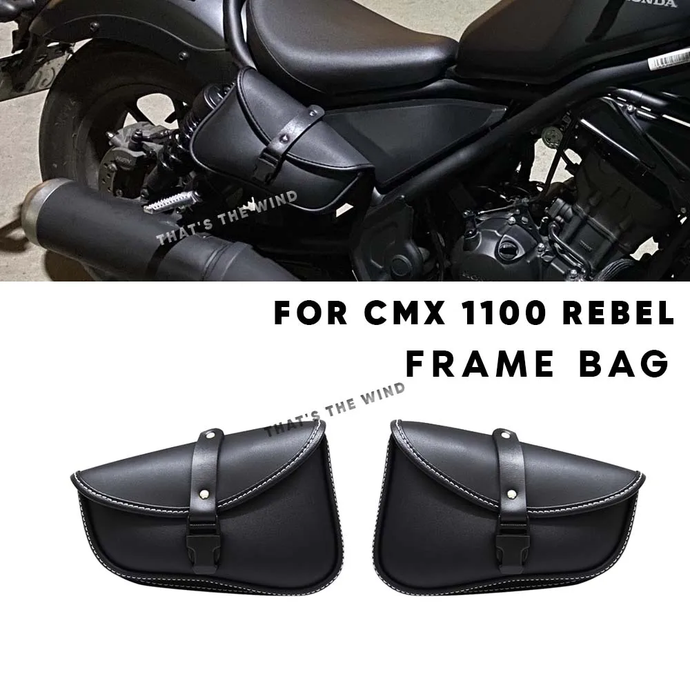 For HONDA CMX1100 CMX 1100 Rebel 2021 2022 Waterproof Repair Tool Placement Bag Frame Triangle Package Toolbox